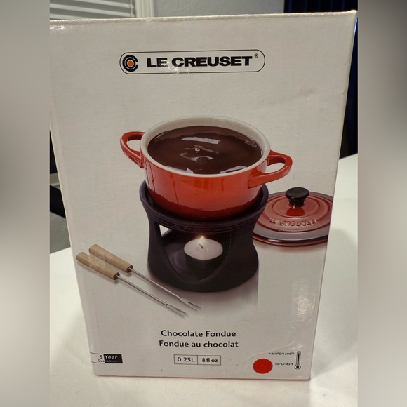 Le Creuset Chocolate Fondue Set Le Creuset Mini Cocotte Fondue Set
